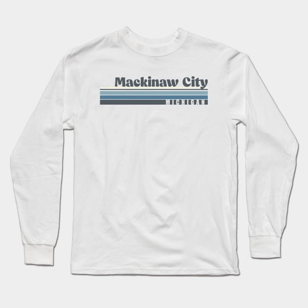 Mackinaw City Long Sleeve T-Shirt by Drafted Offroad